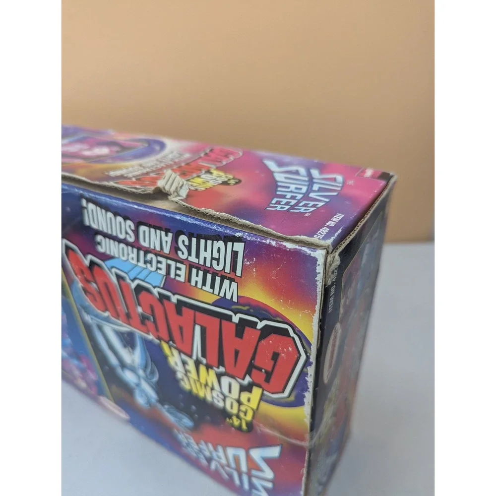 1997 ToyBiz Cosmic Power Galactus Silver Surfer Light Sound - 49275 NEW *Read